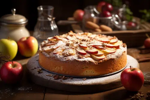 Recette gâteau aux pommes : sans beurre, sucre ni gluten