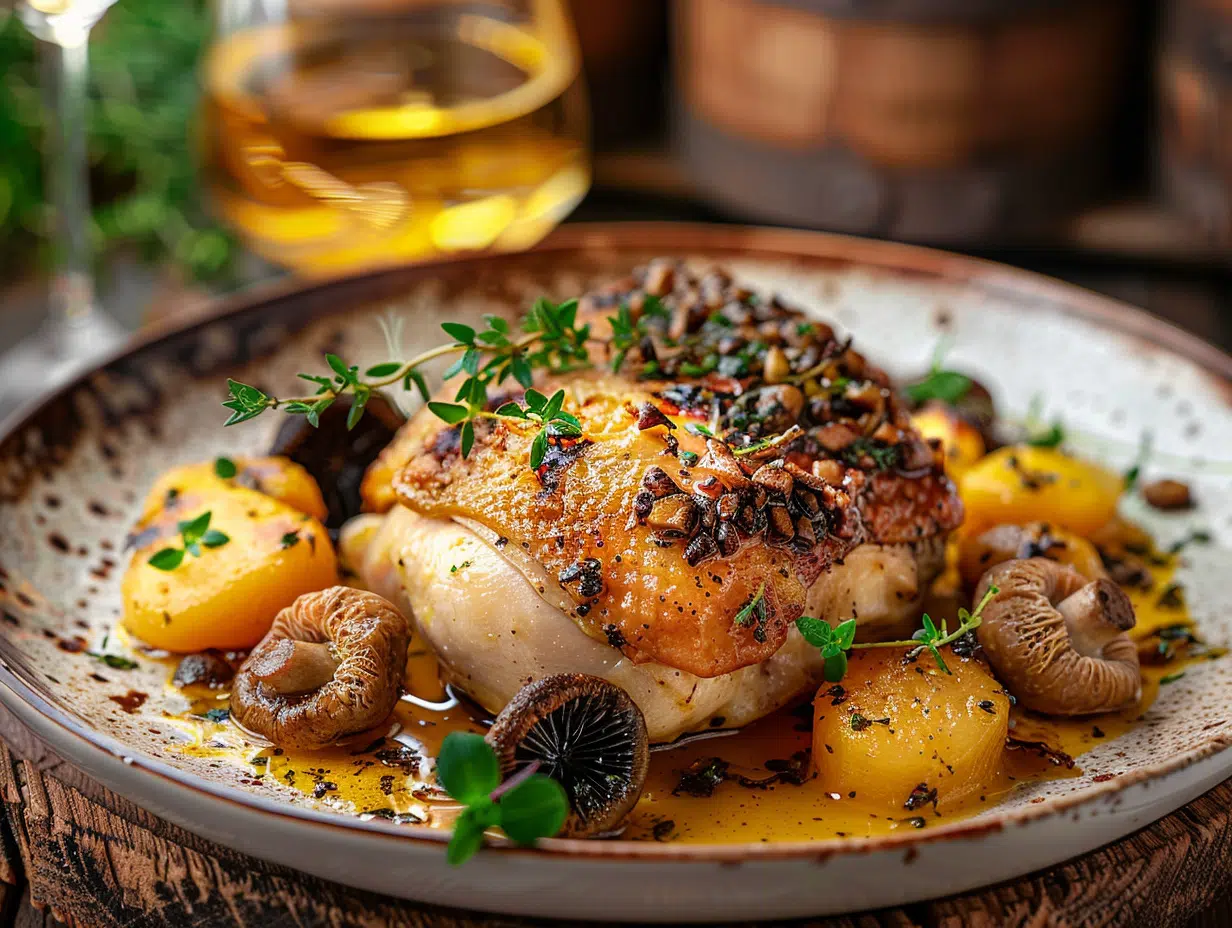 Harmonie des saveurs : poulet aux morilles et vin jaune