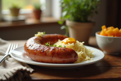 L’art culinaire de la cuisson de la saucisse de Strasbourg à la maison