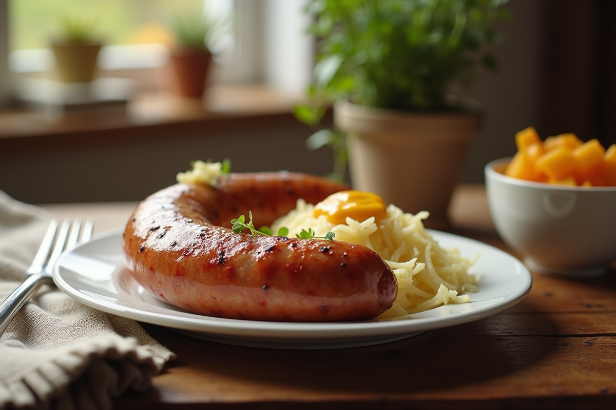 L’art culinaire de la cuisson de la saucisse de Strasbourg à la maison