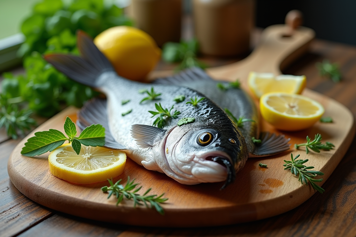 Sublimer un mulet noir avec une recette de poisson en croûte d’herbes