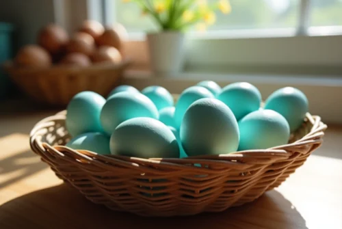 L’œuf bleu de poule : une curiosité culinaire à explorer