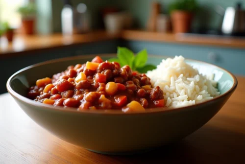 Accompagnement classique pour un chili con carne : riz ou pain ?