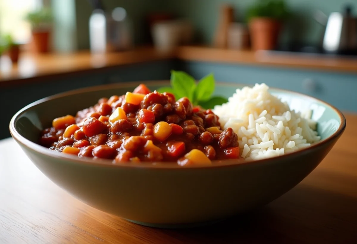 Accompagnement classique pour un chili con carne : riz ou pain ?