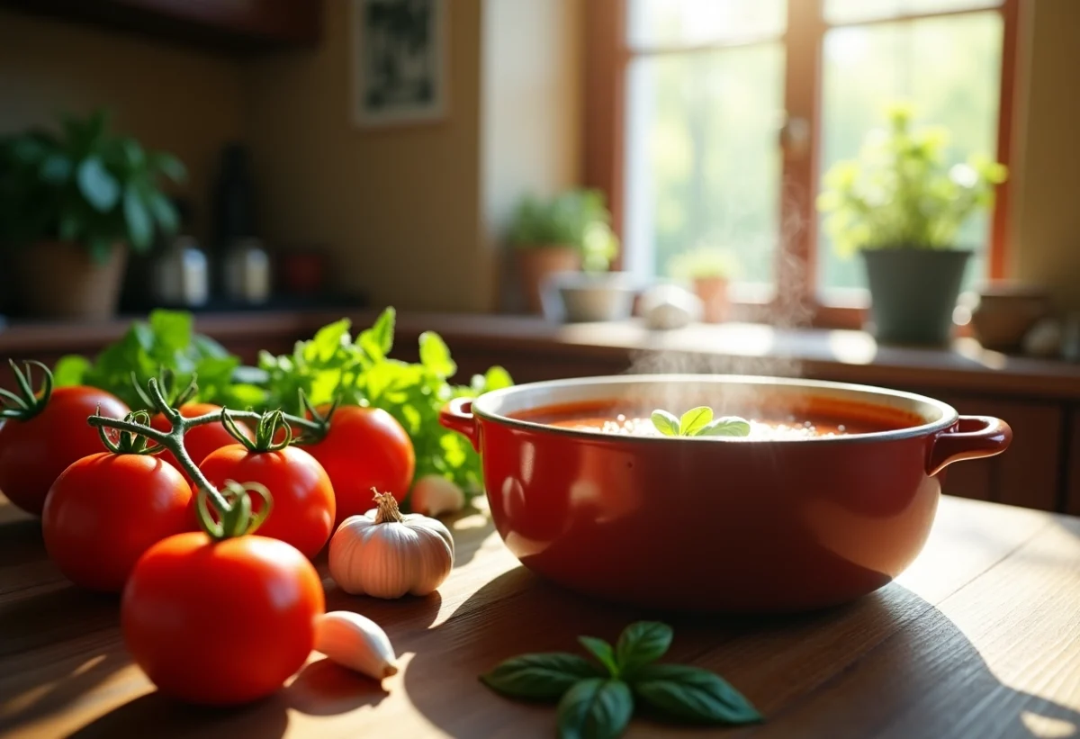 Secrets ancestraux pour une soupe à la tomate exquise